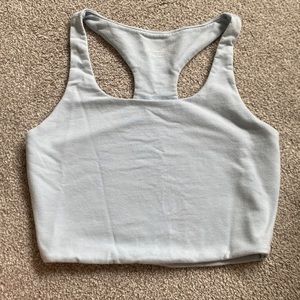 Baby blue tank top from LA hearts